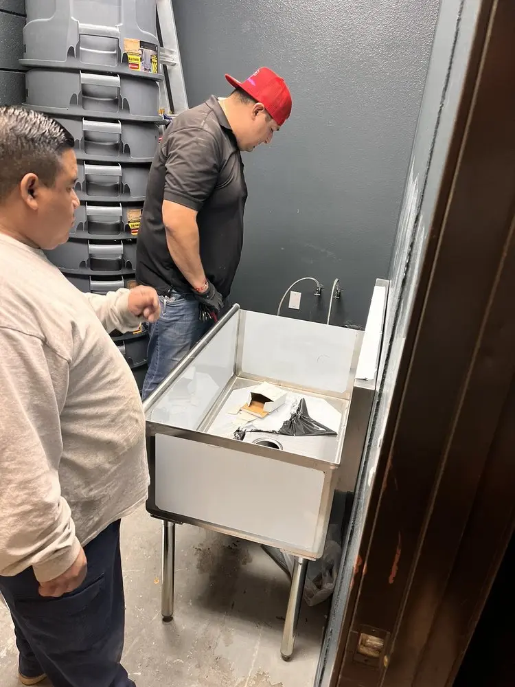 Commercial plumbing and sink installation in North Jacksonville